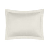 Zebra Solid Color 100% Linen Sham