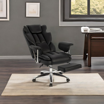 Chaise de bureau avec repose-pieds