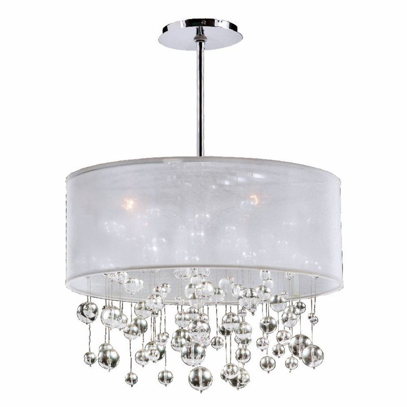 Lustre en cristal Heiser, H 12,5 po x l 18 po
