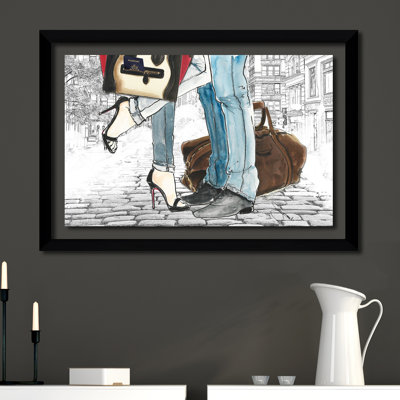 " Weekend Rendezvous " Graphic Art Print