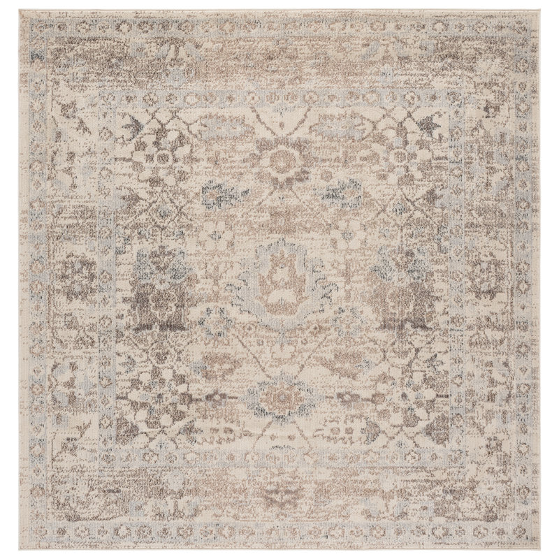 Madison 498 Performance Oriental Rug, Square 6'7"