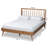 Driffield Slat, Angled legs, King Bed, Ash Walnut 79.50'' W X 83.40'' L 58.10'' H-1625825768