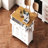 52'' Kitchen Island With Drop Leaf, Embossed Texture Kitchen Island On Wheels With Spice Rack, Towel Rack, 2 Doors And 5 Drawers, Kitchen Storage Cart With Adjustable Shelf For Kitchen-1108485907