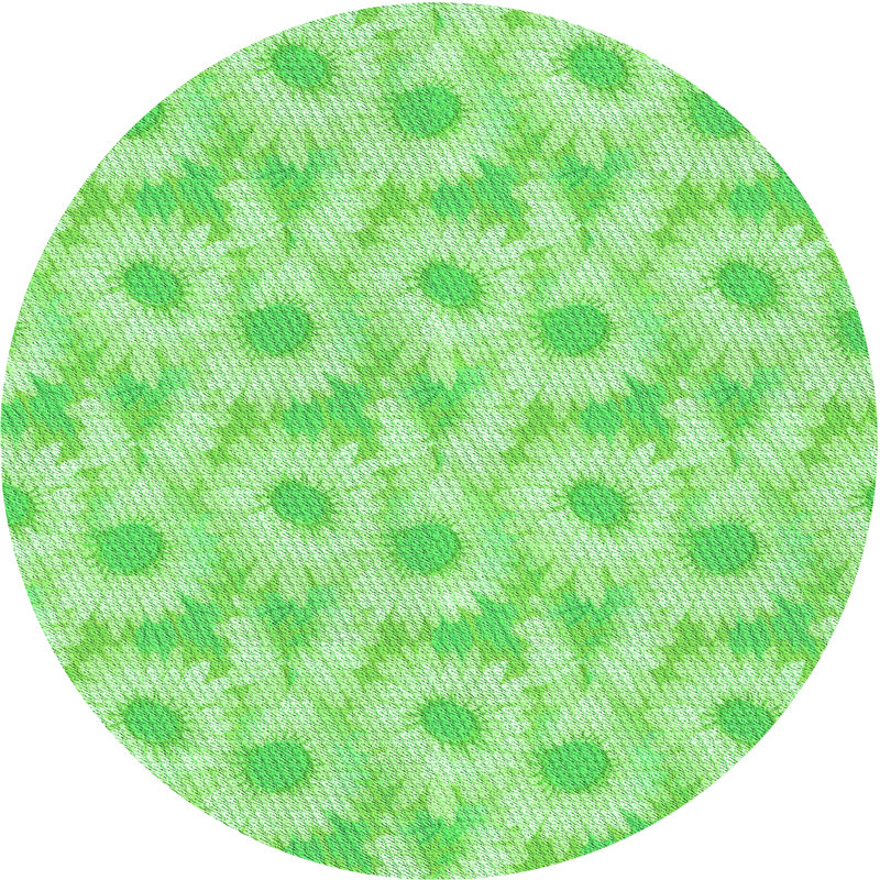 Performance Wool Floral Indoor Rug, Round 6'