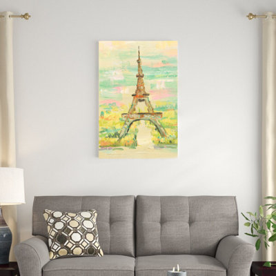 " Painted Eiffel Tower "