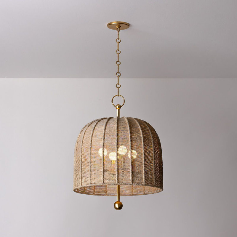 Lonnie Light Pendant, 26.25" H x 20" W x 20" D