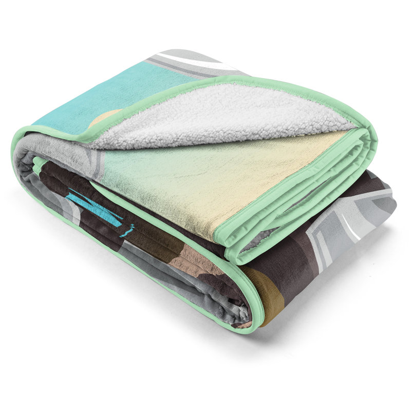 Star Wars The Mandalorian Found You Fluffy Sherpa Fleece Throw Blanket