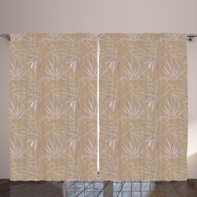 Semi Sheer Curtain Pair