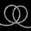 White LED Flexible Christmas Rope Light - 96'