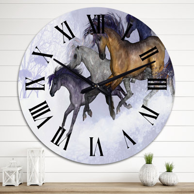 Horloge murale surdimensionnée