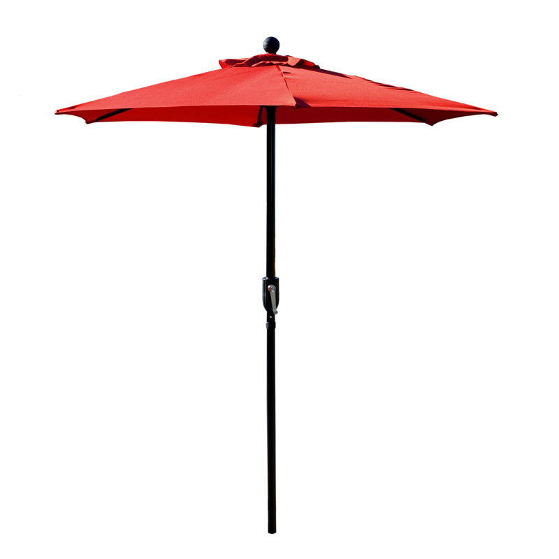 Parasol de marché 6 pi 6 po Bremerton, rouge