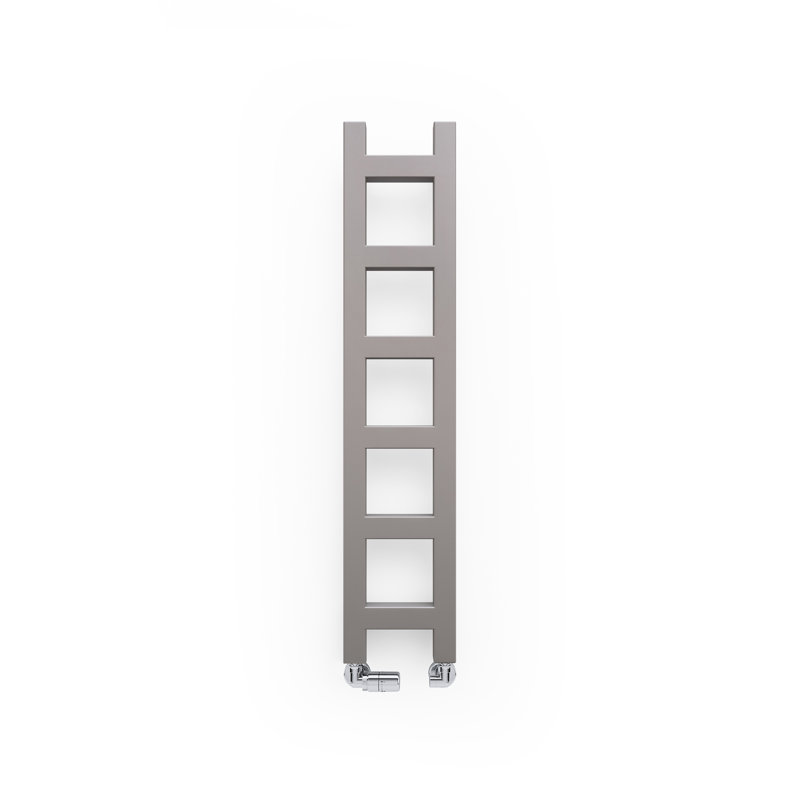 Easy Heated Towel Rail, 96 cm H x 20 cm W x 7.2 cm D, Taupe