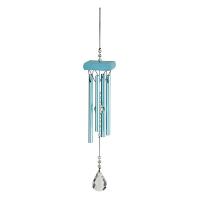 Carillon cristal - bleu