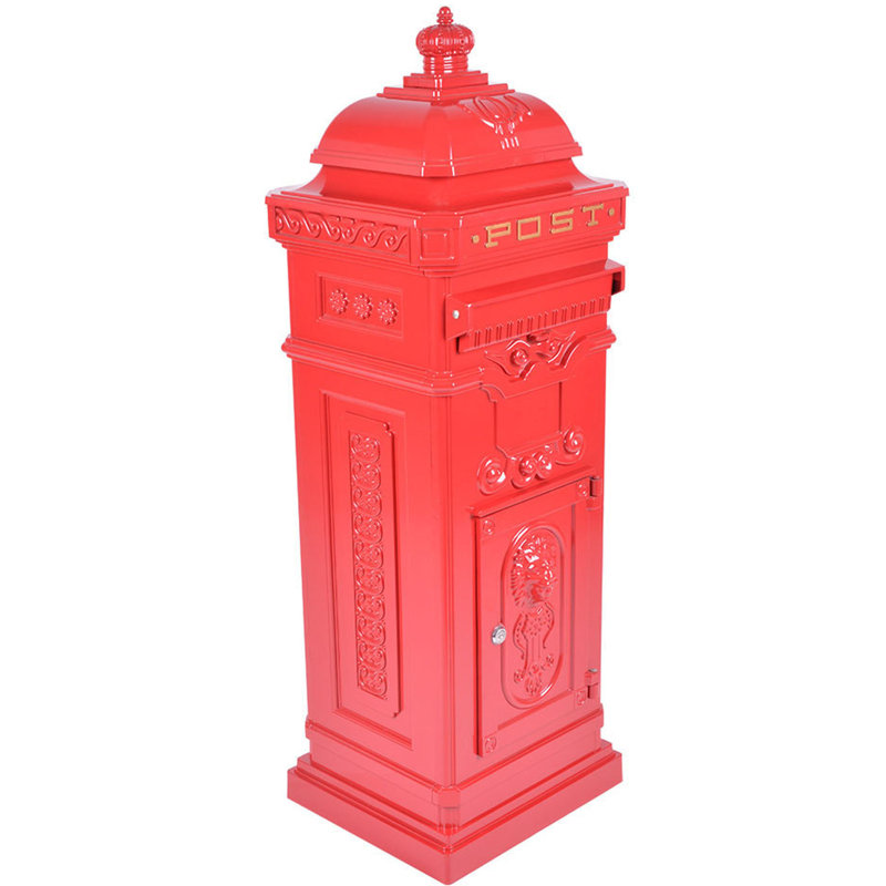 Weybossett Aluminum Column Box, Red