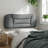 vidaXL Headboard Cushion Hvar Light Grey 100 cm Fabric -1068291191