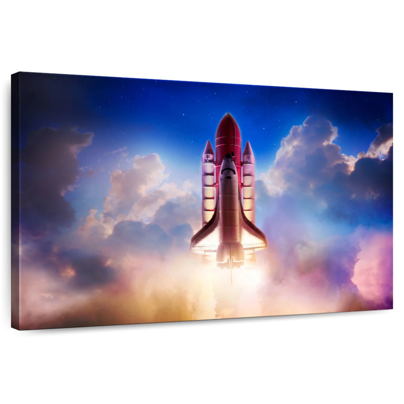 Oberle Rocket To The Sky, 26" H x 39" W