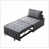 Similicuir gris foncé est en rupture de stock