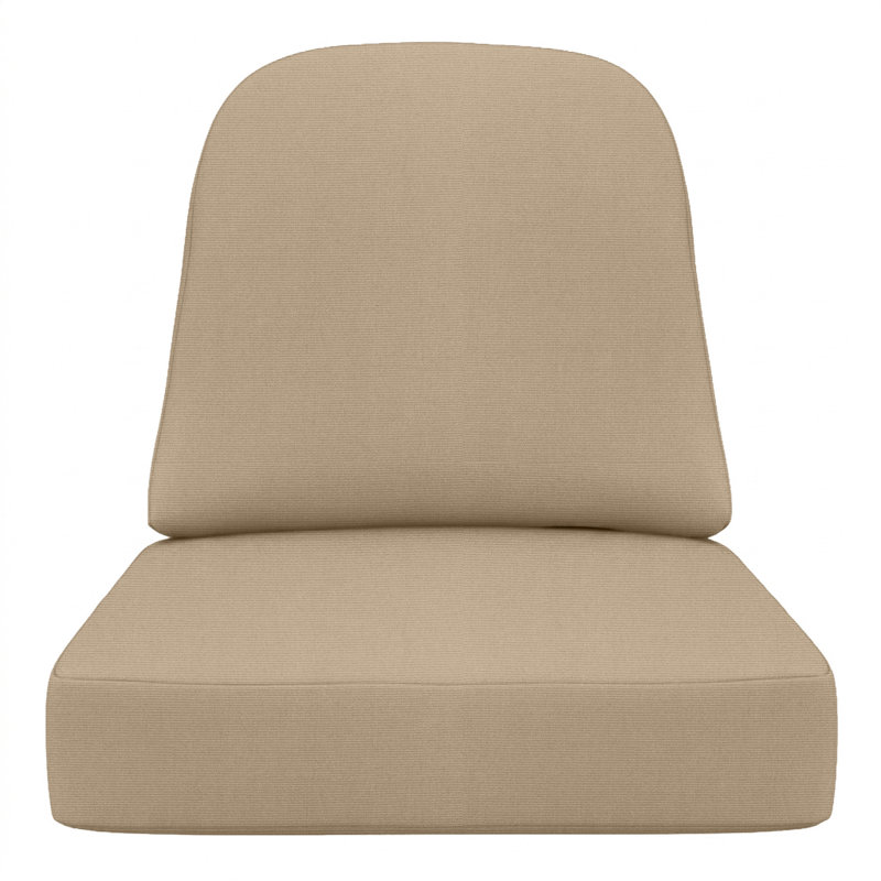 Siège / dossier en rotin 22 po x 24 po x 5 po Arthor Sunbrella, coussin de remplacement pour mobilier d'extérieur Alexandria