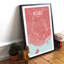Kobe City Map - No Frame Print-1305501759