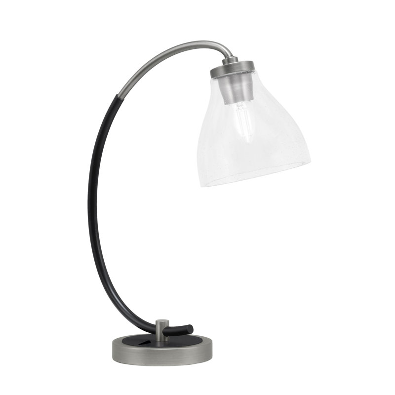 Lampe de bureau Aspremont, Graphite / noir mat, Transparent