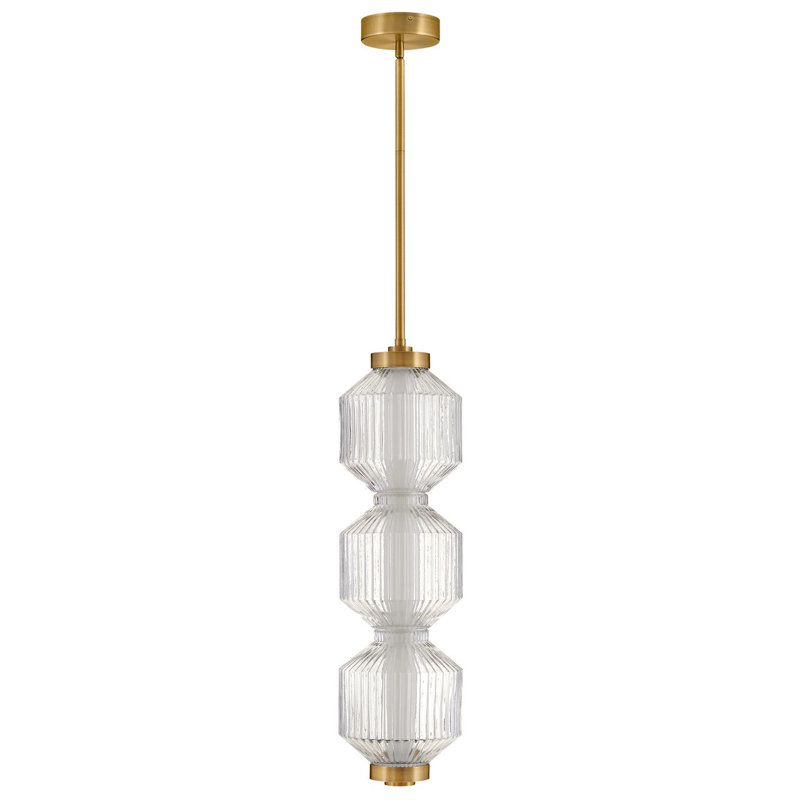 Reign 28.5" Three-Light Integrated LED Convertible Pendant
