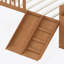 Structure de lit avec tablette de rangement, lit en bois avec glissoire et échelle, garde-corps-1688933921