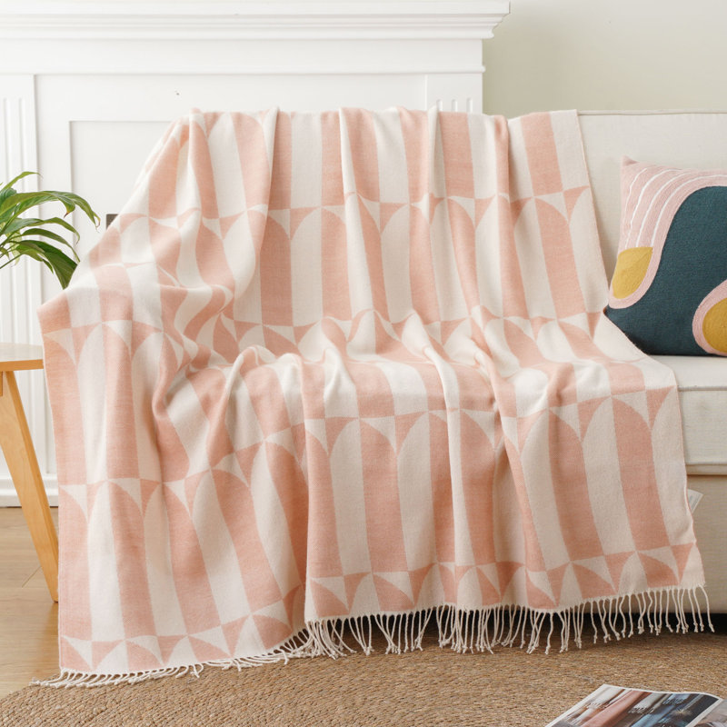 Jeté pour canapé, une sélection variée de couvertures colorées, couverture pour cadeaux de pendaison de crémaillère, 50 po x 60 po