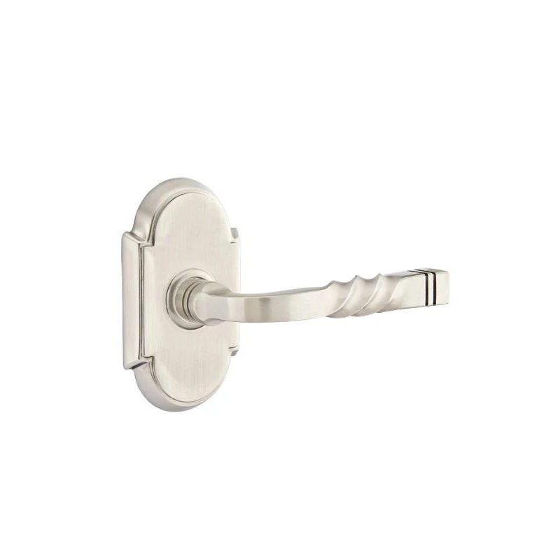 Levier de porte de passage, Oui, Nickel satiné