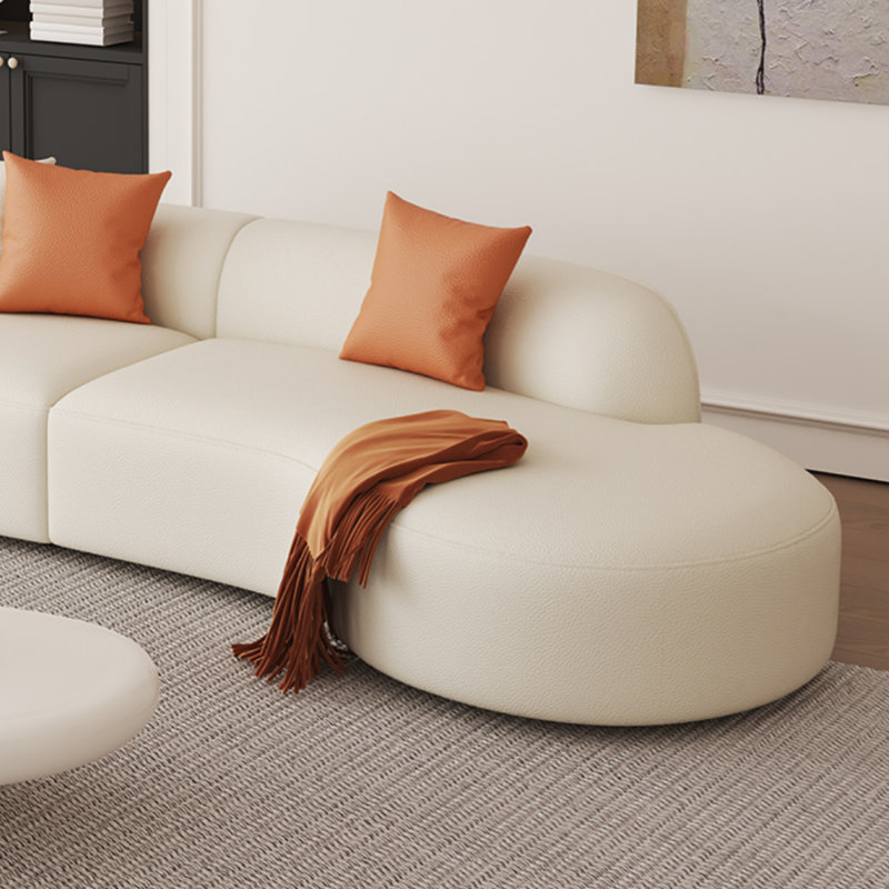 Minimalist sofa and tea table combination