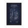 Long Telephone Blue Patent Blueprint by Aged Pixel - Gallery-Wrapped Canvas Giclée on Canvas