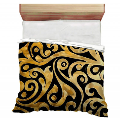 Trendy Floral Plush Microfiber / Polyester Comforter