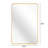 22X30 Inch  Metal Framed Rectangular Bathrrom Mirror For Wall-554968429-554968465