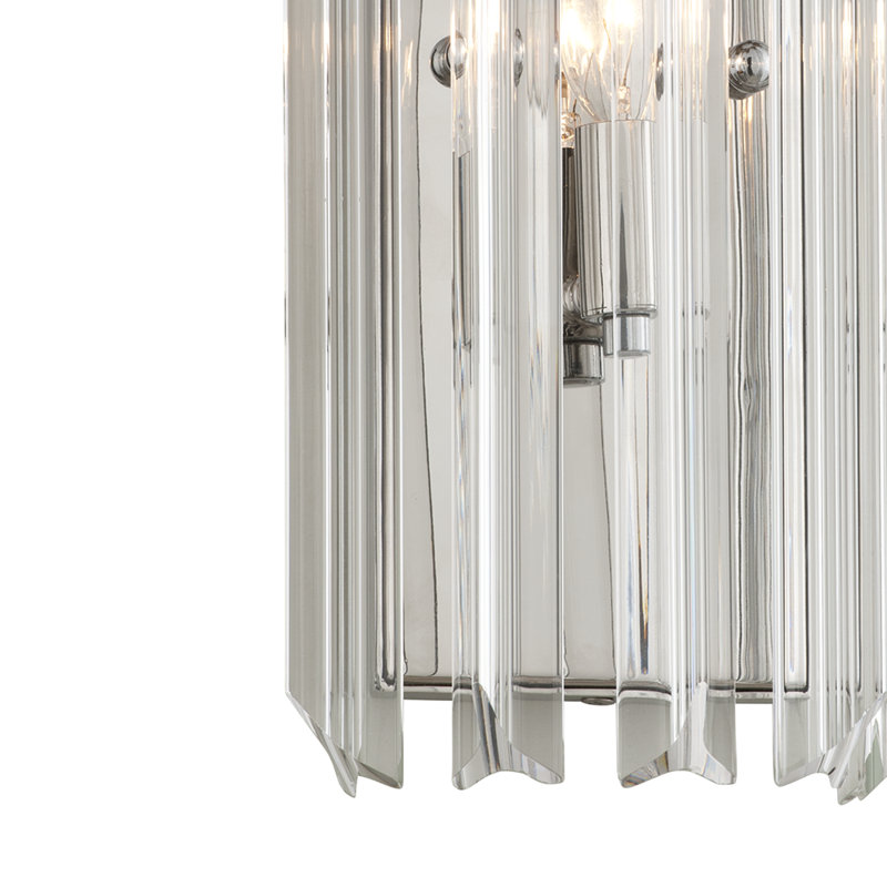 Charisma 14'' Gold Leaf and Silver Transitional Wall Sconce