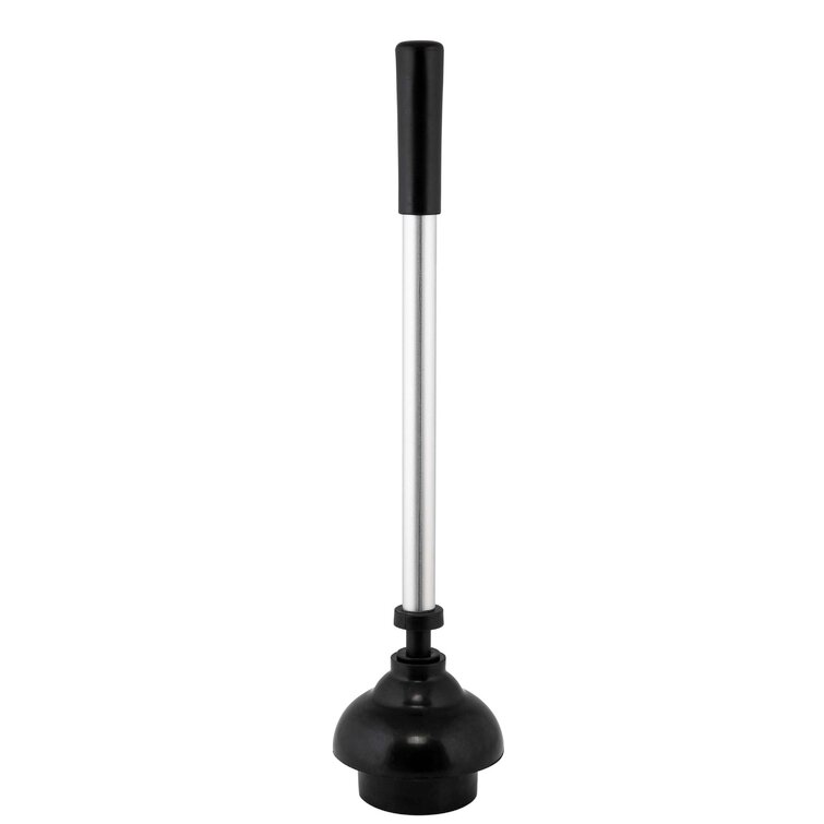 Plunger and Brush Set, 2 in 1Toilet Plunger and Brush Set, Black