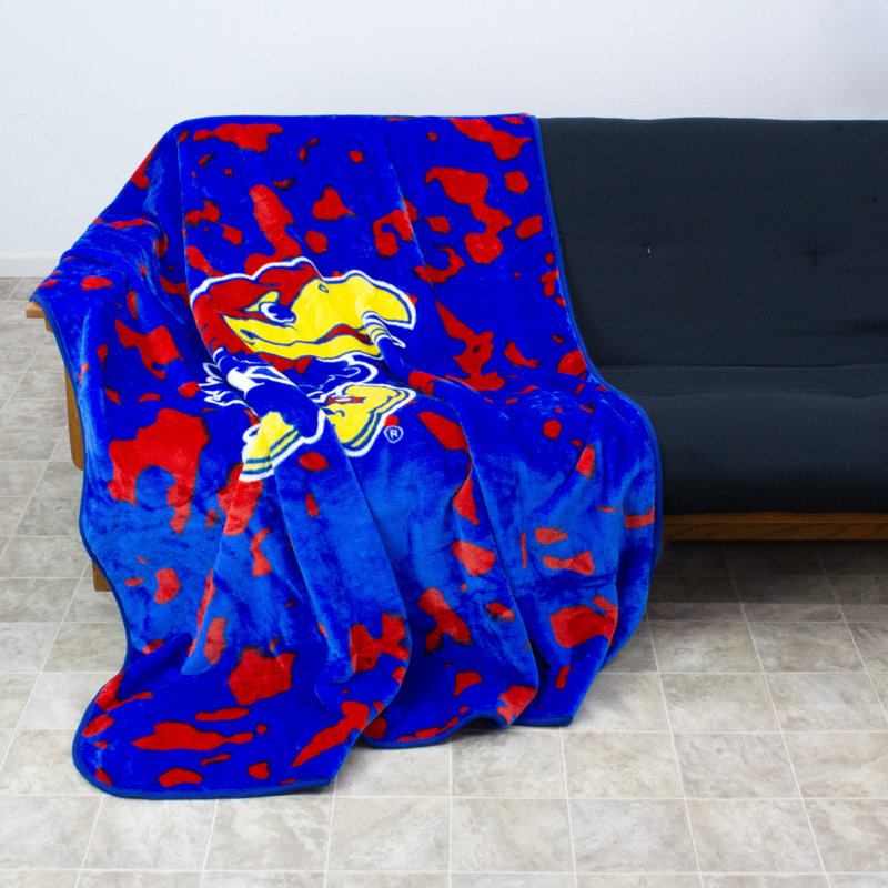 NCAA Knitted Throw Blanket, Kansas