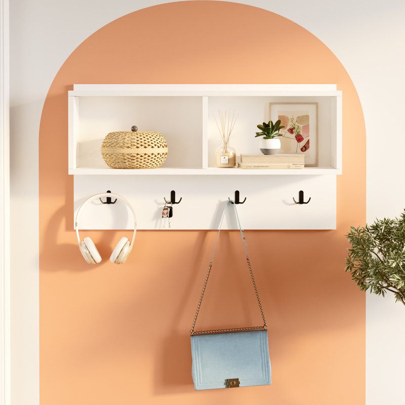 Locelso Floating Shelf, White