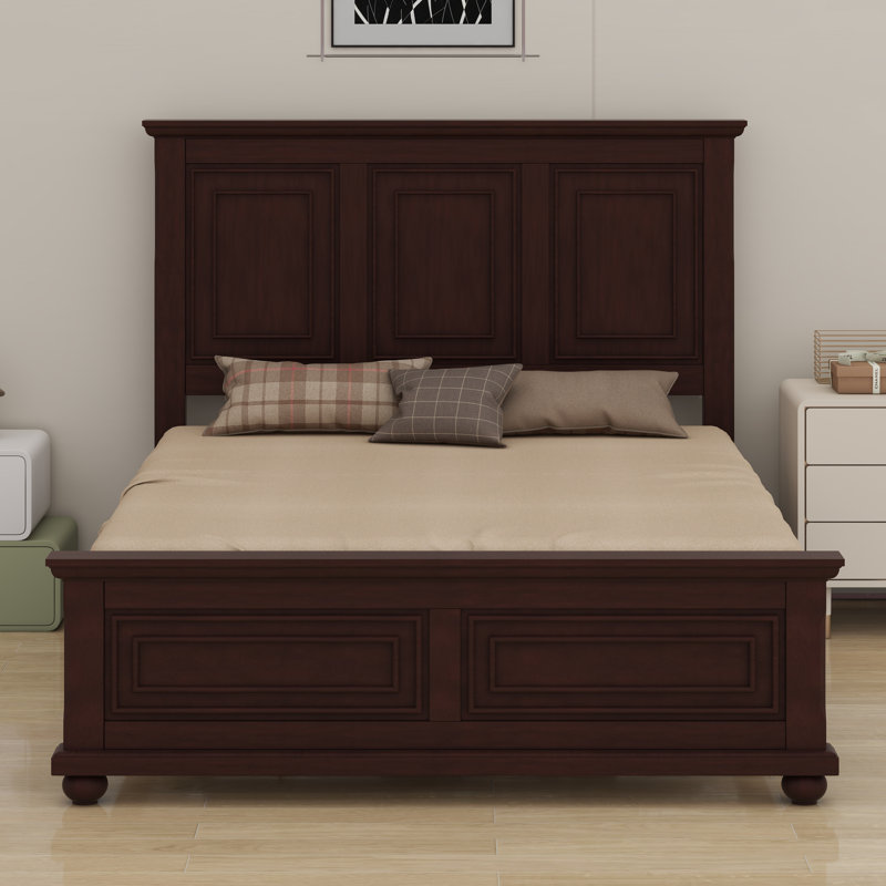 Traditional Town And Country Style Pinewood Vintage Tall Headboard