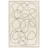 Ashaad Rectangle Geometric Handmade Tufted Wool Area Rug in Ivory-113317017