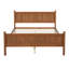 Lit plateforme minimaliste moderne avec finition grain de bois-132257145-132257140