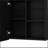 Medicine Cabinet Clayton, Bathroom, Black-419293215