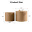 Table basse en bois de 2 - Tables d'appoint rondes modernes pour le bureau imperméable et le nid de salon-897249989
