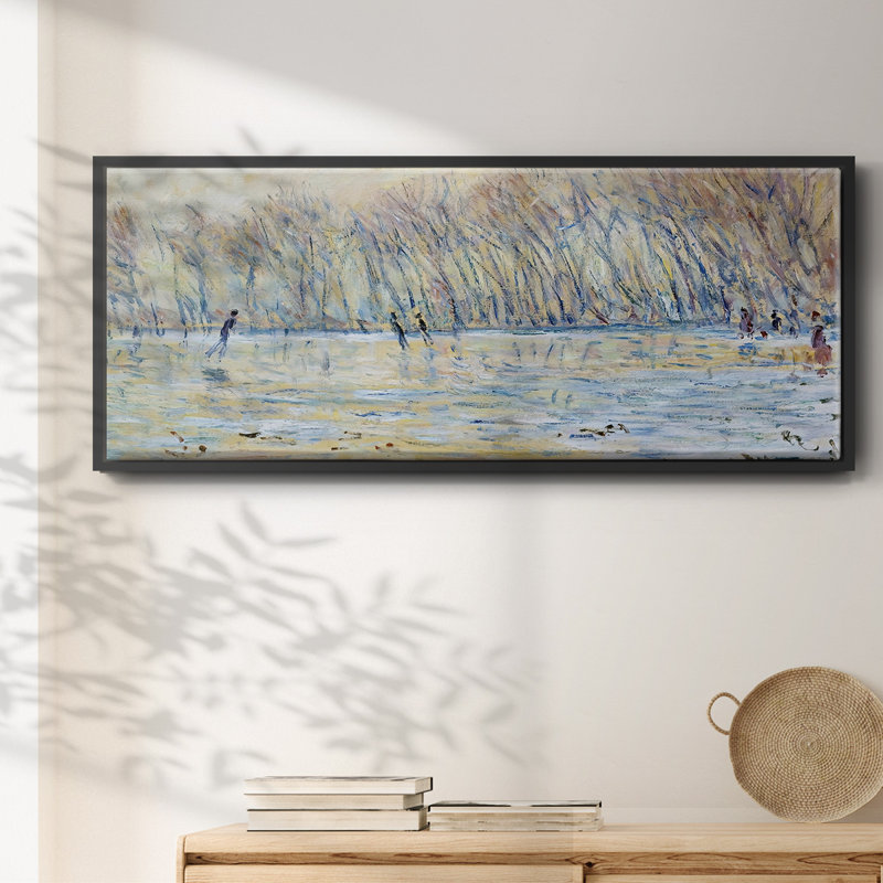 Skaters at Giverny, 1899 - Framed Canvas