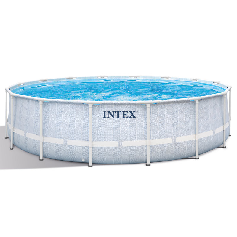 Round Frame Set Pool 48'' H x 192'' W x 192'' L , with Pump Included