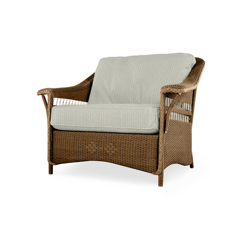 Nantucket Outdoor Lounge Chair, Decorline Natural, Bark