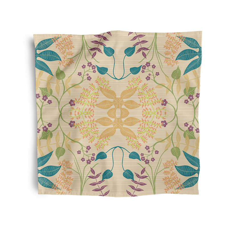 Cieana Botanical Napkins, Yellow