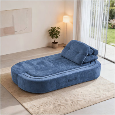 Canapé-lit moderne avec 2 coussins, canapé-lit en velours côtelé rembourré de mousse, aucun assemblage requis, coussin de canapé convertible se déplie en courtepointe, matelas pliant pour le salon, salle de jeux