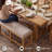 Leannah Polyester Upholstered Bench