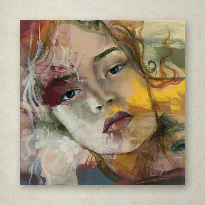 «Te Recuerdo» par Andrea - reproduction sur toile, H 14 po x l 14 po x P 2 po