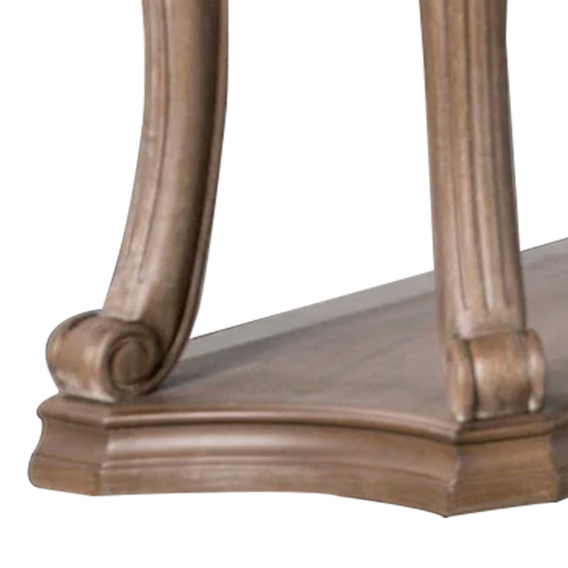 Olane Sofa Table, Weathered Oak Brown Wood, Rustic Farmhouse 54 Inch