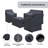 Armantine Darb Outdoor Conversation Set Group Seating Patio Furniture Covers